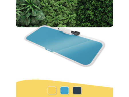 LEITZ Bloc-notes en verre Cosy pour le bureau, bleu