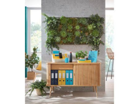 LEITZ Bloc-notes en verre Cosy pour le bureau, bleu