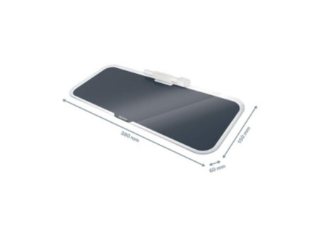 LEITZ Bloc-notes en verre Cosy pour le bureau, gris