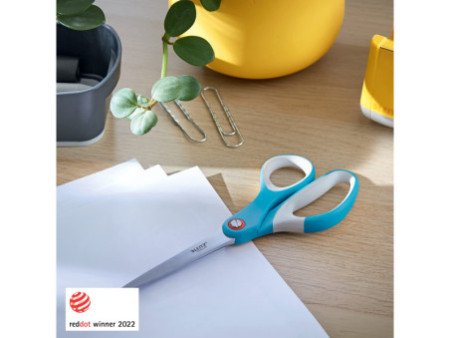 LEITZ Ciseaux Cosy Titan, pointu, longueur: 205 mm, bleu