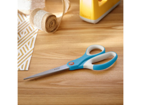 LEITZ Ciseaux Cosy Titan, pointu, longueur: 205 mm, bleu