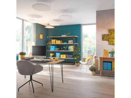 LEITZ Ciseaux Cosy Titan, pointu, longueur: 205 mm, bleu