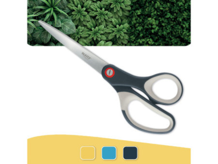 LEITZ Ciseaux Cosy Titan, pointu, longueur: 205 mm, gris