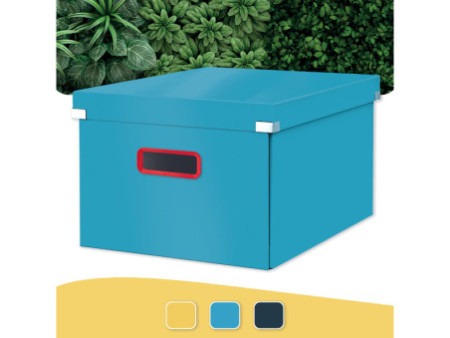 LEITZ Boîte de rangement Click & Store Cosy M, bleu