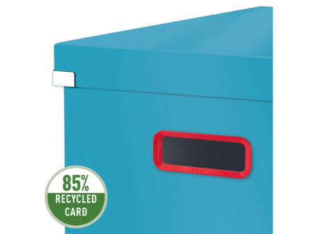 LEITZ Boîte de rangement Click & Store Cosy M, bleu