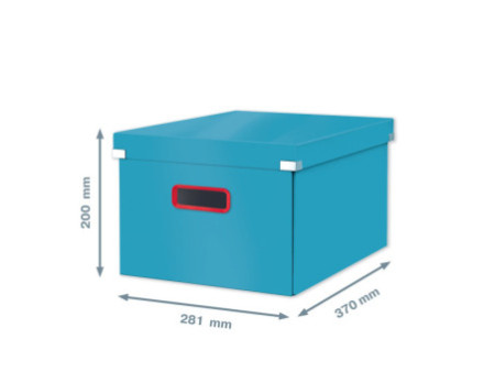 LEITZ Boîte de rangement Click & Store Cosy M, bleu