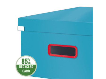 LEITZ Boîte de rangement Click & Store Cosy L, bleu
