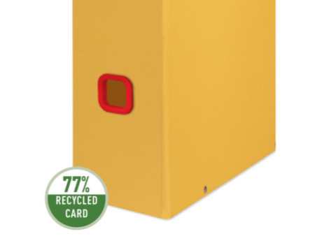 LEITZ Porte-revues Click & Store Cosy, A4, carton, jaune