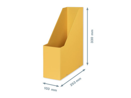 LEITZ Porte-revues Click & Store Cosy, A4, carton, jaune