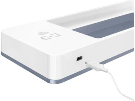 LEITZ Plumier WOW Duo Colour, chargeur à induction, blanc
