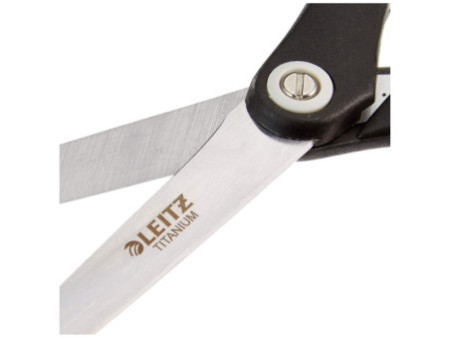LEITZ Ciseaux Titan, pointu, longueur: 180 mm, noir
