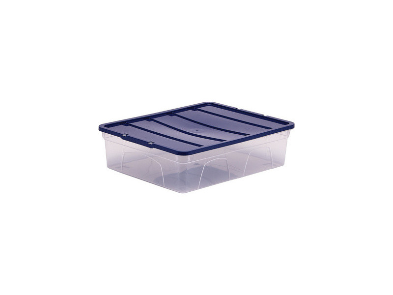 Fellowes Boîte de rangement BANKERS BOX, 12 L, transparent