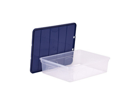 Fellowes Boîte de rangement BANKERS BOX, 12 L, transparent