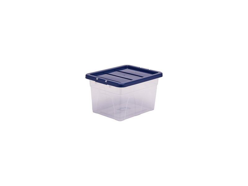 Fellowes Boîte de rangement BANKERS BOX, 22 L, transparent