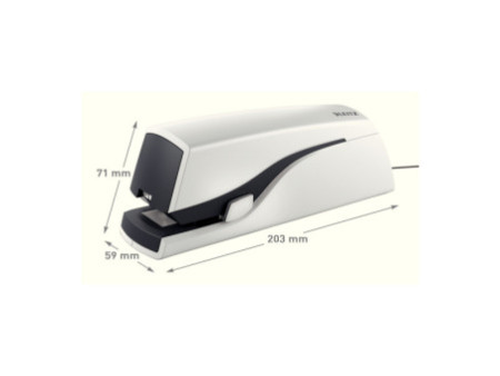 LEITZ Grande agrafeuse électrique Nexxt, gris perle
