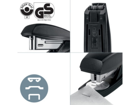 LEITZ Petite agrafeuse NeXXt Recycle, noir