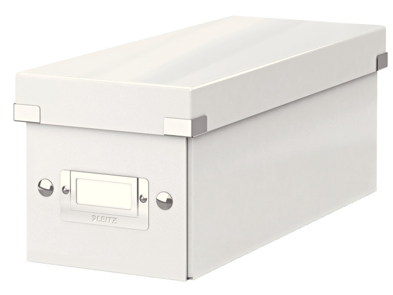 LEITZ Boîte de rangement pour CD Click & Store WOW, blanc