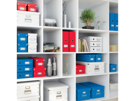 LEITZ Boîte de rangement pour CD Click & Store WOW, bleu