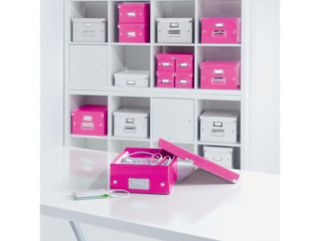 LEITZ Boîte de rangement pour DVD Click & Store, blanc