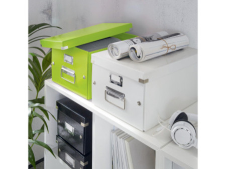 LEITZ Boîte de rangement pour DVD Click & Store, vert