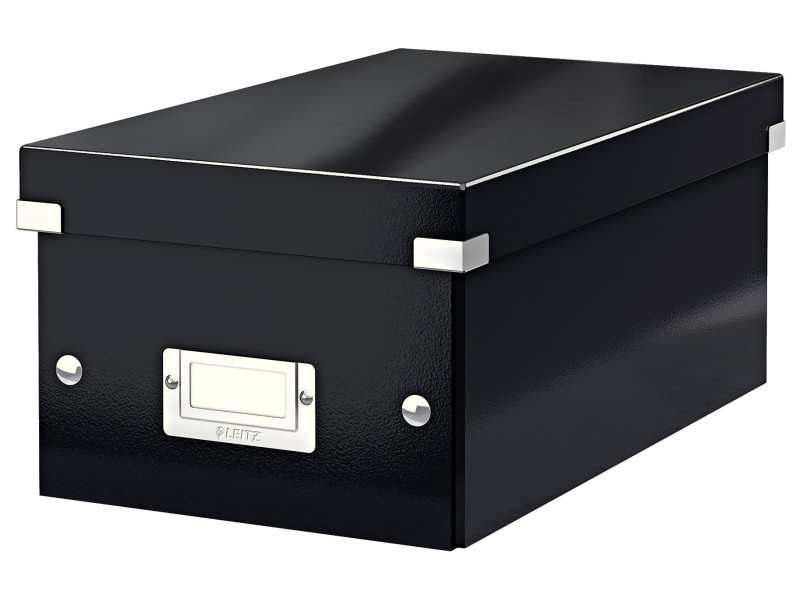 LEITZ Boîte de rangement pour DVD Click & Store, noir