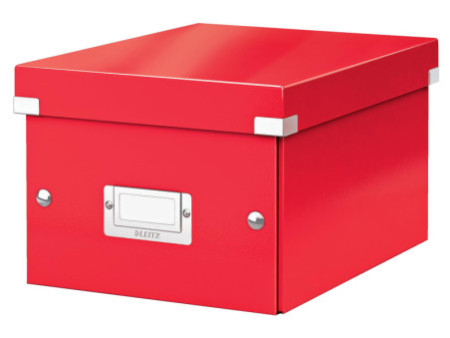 LEITZ Boîte de rangement Click & Store WOW, A5, rouge