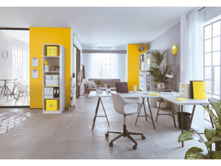 LEITZ Boîte de rangement Click & Store WOW, A4, jaune