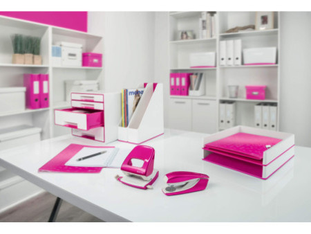 LEITZ Boîte de rangement Click & Store WOW, A4, rose