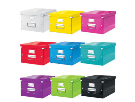 LEITZ Boîte de rangement Click & Store WOW, A4, bleu