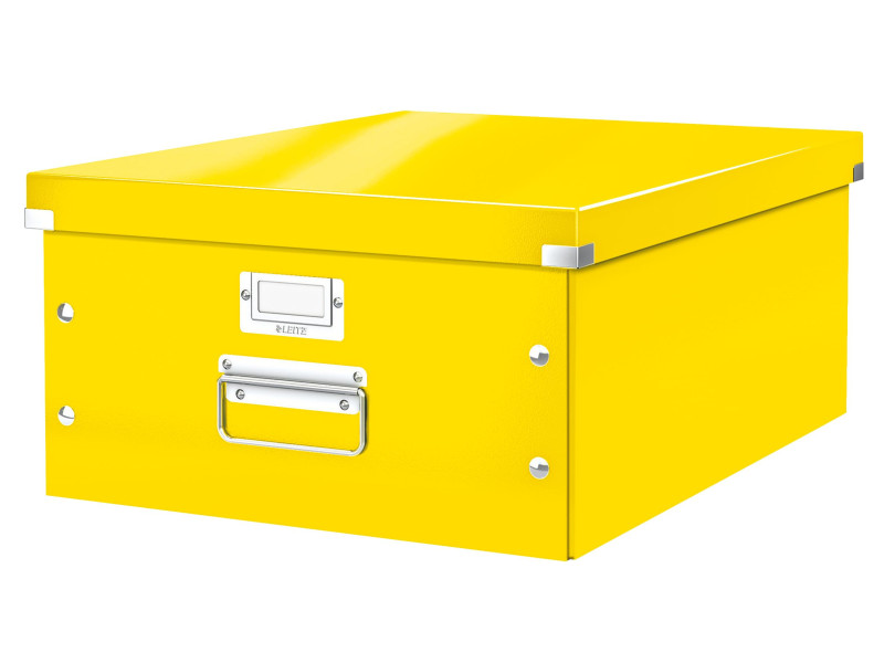 LEITZ Boîte de rangement Click & Store WOW, A3, jaune