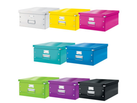 LEITZ Boîte de rangement Click & Store WOW, A3, rose