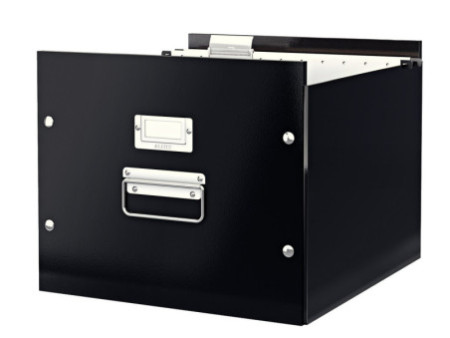 LEITZ Coffret pour dossiers suspendus Click & Store, noir