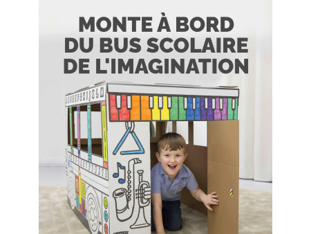 Fellowes Bus de jeu en carton ondulé