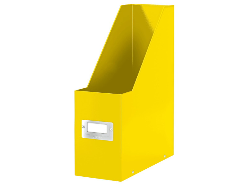 LEITZ Porte-revues Click & Store, A4, carton, jaune