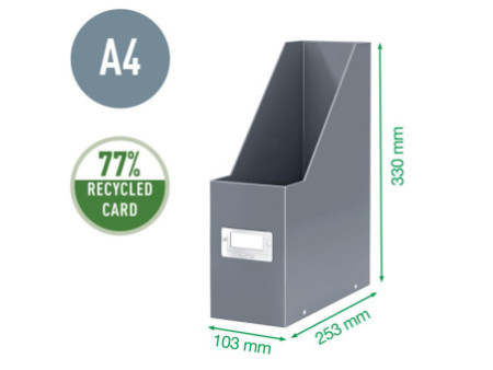 LEITZ Porte-revues Click & Store WOW, A4, carton, rose