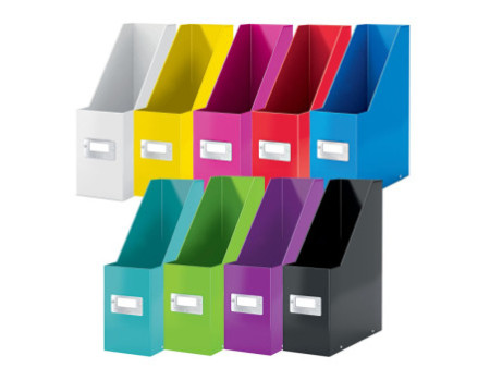 LEITZ Porte-revues Click & Store WOW, A4, carton, bleu
