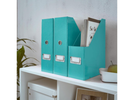 LEITZ Porte-revues Click & Store WOW, A4, carton, menthe