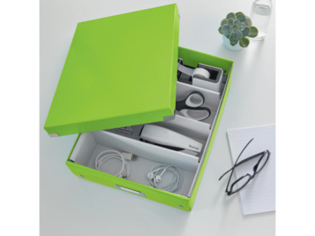 LEITZ Boîte de rangement Click & Store WOW, grand, vert