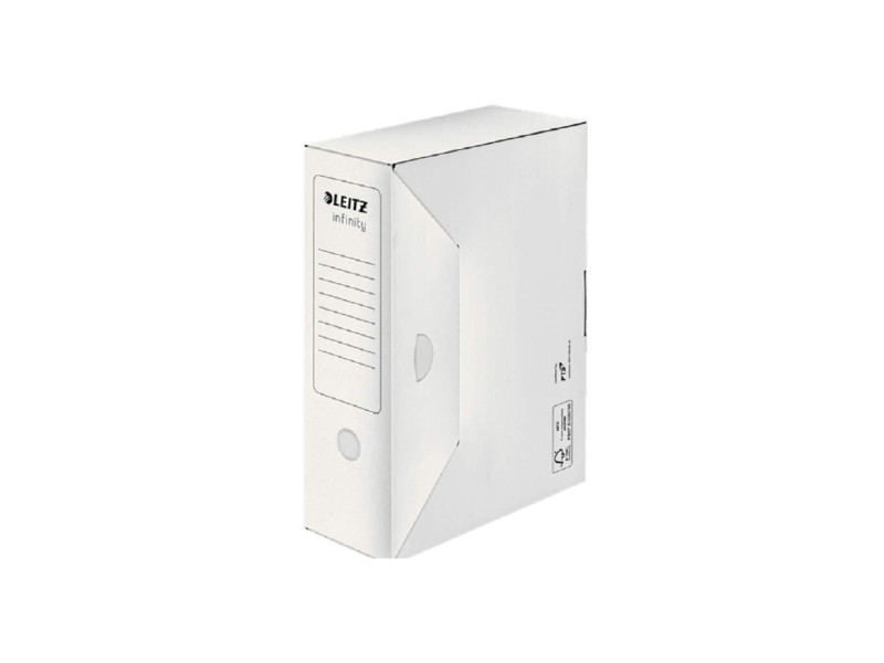LEITZ Boîte à archives Infinity, sans acide, (L)100mm, blanc