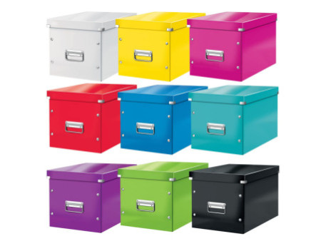 LEITZ Boîte de rangement Click & Store WOW Cube L, rouge