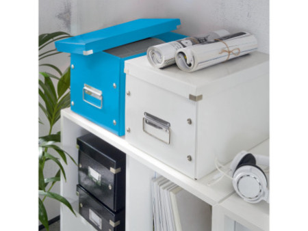 LEITZ Boîte de rangement Click & Store WOW Cube L, bleu