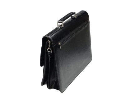 Alassio Porte-documents 'VENETO', cuir, noir