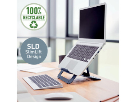 LEITZ Support pour ordinateur portable Ergo, gris foncé