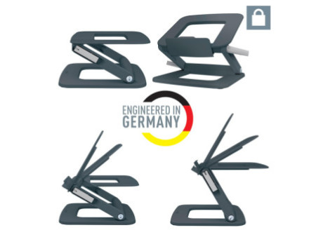 LEITZ Support pour ordinateur portable Ergo, gris foncé