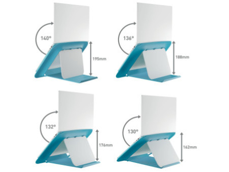 LEITZ Support pour ordinateur portable Ergo Cosy, bleu