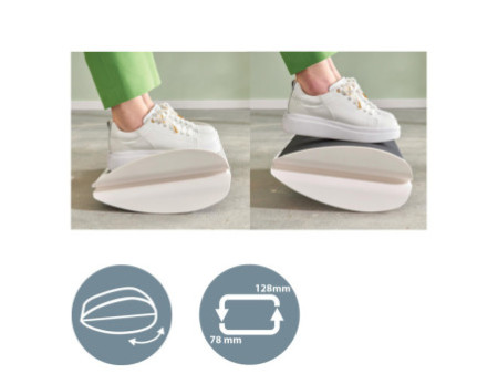 LEITZ Repose-pieds Ergo, plastique, gris clair