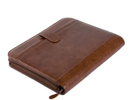 Alassio Serviette classeur 'VITERBO', A4, similicuir, marron