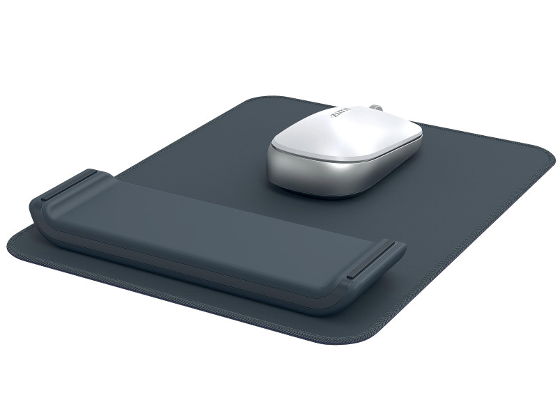 LEITZ Repose-poignet Ergo avec tapis de souris, gris foncé