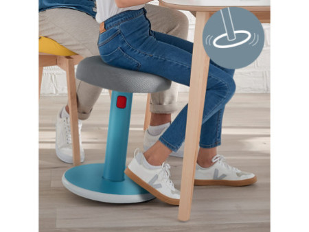 LEITZ Tabouret assis-debout Ergo Cosy Active, bleu
