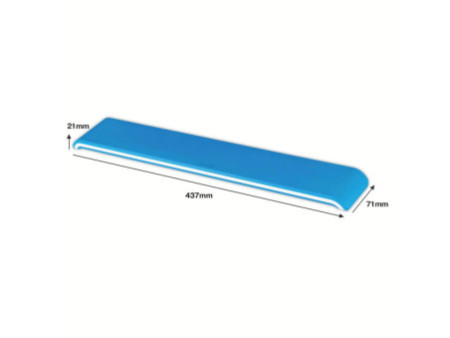 LEITZ Repose-poignet pour clavier Ergo WOW, blanc/bleu